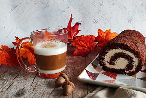 Gâteau roulé chocolat vanille