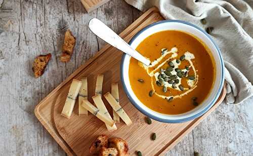 Soupe carottes chou-fleur cumin