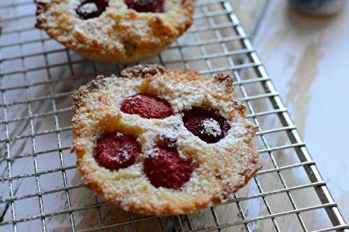 Amandines aux framboises