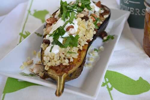 Aubergines à la chermoula