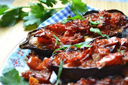 Aubergines au four cuisine stambouliote