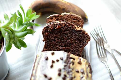 Banana bread au beurre de cacahouète