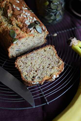 Banana bread aux graines sans lactose