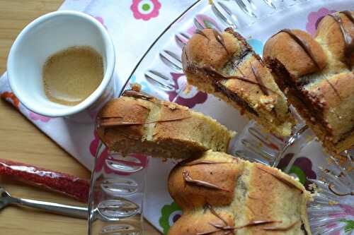 Banana Bread noix de coco et pâte à tartiner au chocolat