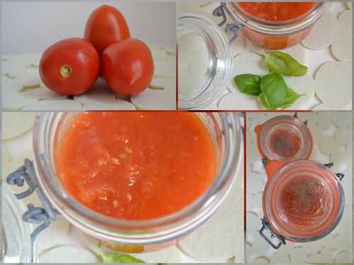 Base de sauce tomates en conserve ou pas....