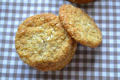 Biscuits flocons d'avoine et noix de coco - Biscuits Anzac