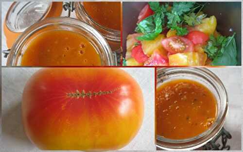 Bocaux de sauce tomates