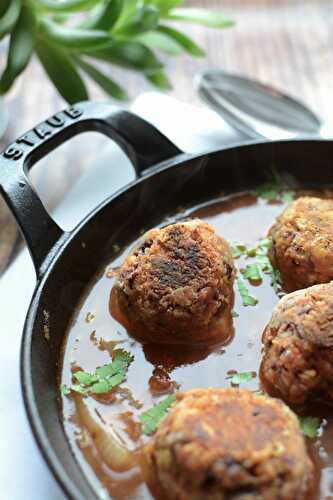 Boulettes de haricots rouges