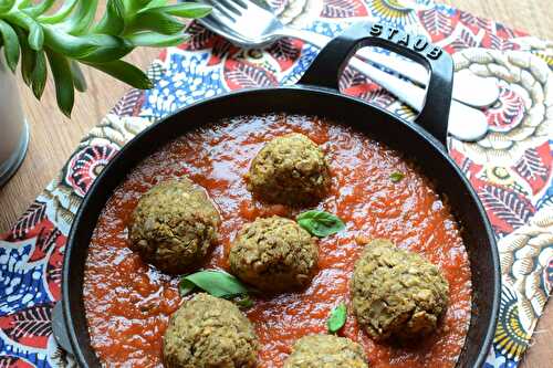 Boulettes de lentilles végé