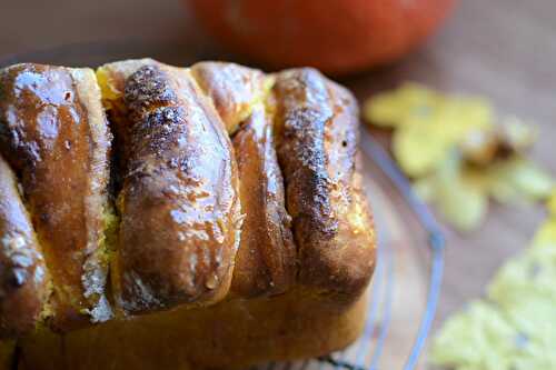 Brioche à effeuiller au potimarron