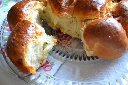 Brioche au chocolat blanc