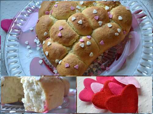 Brioche Coeur pour la Saint Valentin