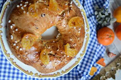 Brioche des Rois - mandarine et chocolat