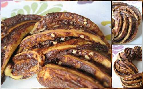 Brioche estonienne au Nutella et aux amandes