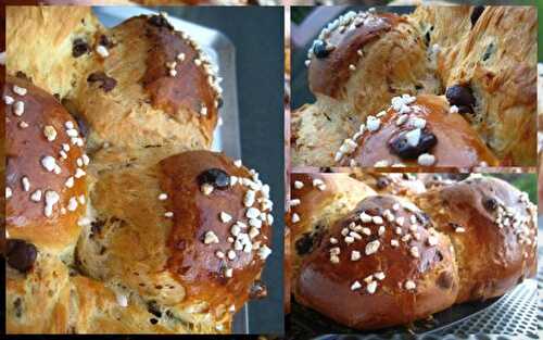 Brioche gonflée aux pépites de chocolat