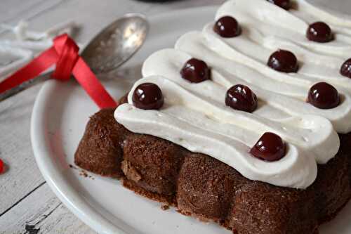 Brownie façon Forêt Noire anniversaire