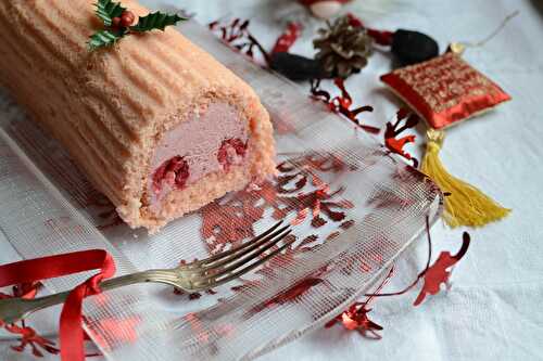 Buche à la framboise