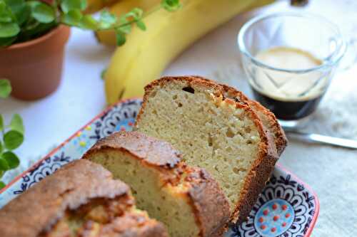 Cake à la banane et amandes sans beurre