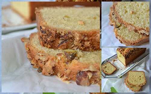 Cake à la croute de fruits secs