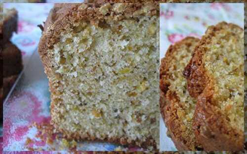 Cake à la pistache et à la fleur d'oranger (sans lait)