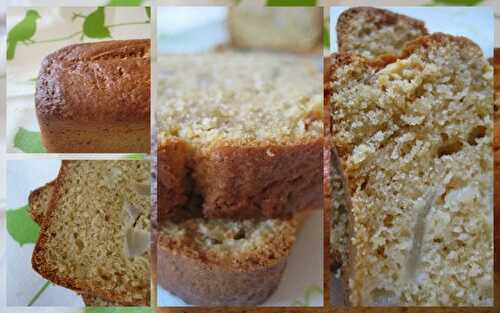 Cake à la poire et à la pralipoudre