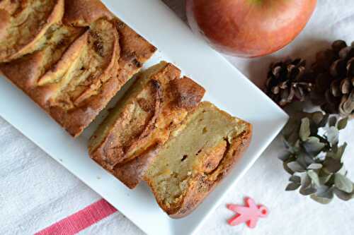 Cake au levain lait fermenté pommes et épices à pain d'épices