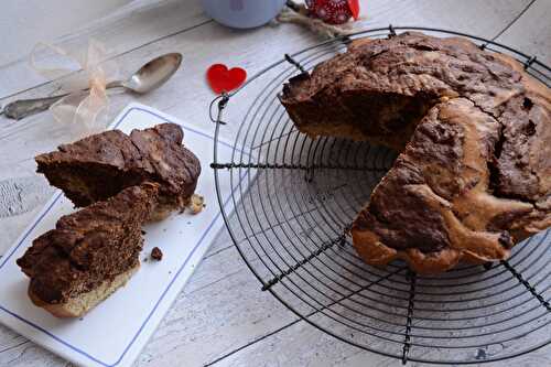 Cake au levain marbré