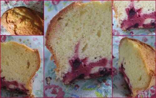 Cake aux fruits rouges