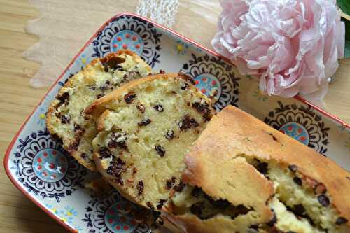 Cake aux pépites de chocolat