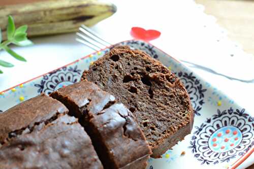 Cake chocolat banane sans beurre