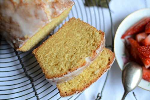 Cake madeleine au citron