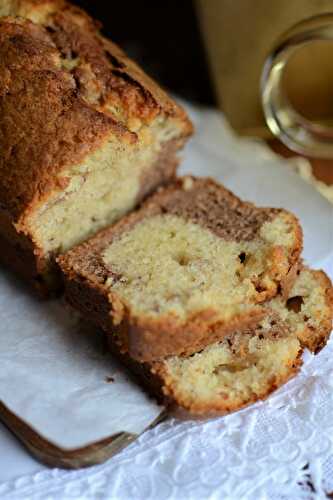 Cake marbré pâte à tartiner noisettes