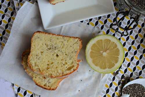 Cake yaourt citron et chia