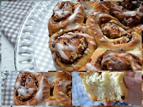 Cakes rolls au chocolat et aux noisettes