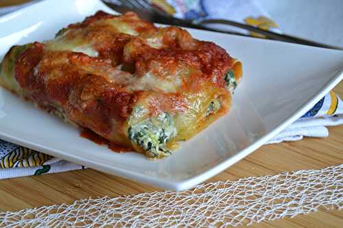 Cannelloni épinards ricotta