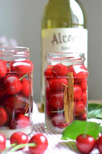 Cerises à l'alcool