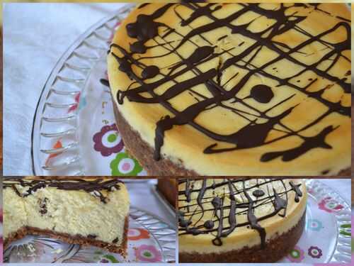 Cheesecake aux pépites de chocolat