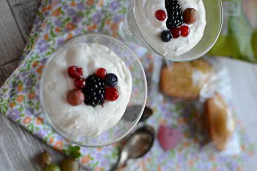 Cheesecake ricotta fruits rouges du jardin Kercadelac