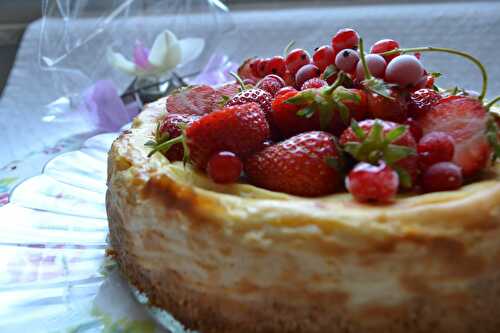 Chessecake New Yorkais aux fraises