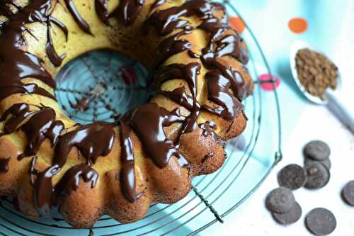 Ciambella al cafè e ciocolato - cake marbré au café et chocolat