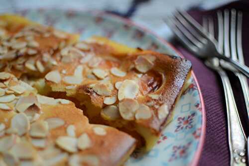 Clafoutis aux abricots et amandes