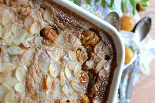 Clafoutis aux mirabelles et au lait d'amande