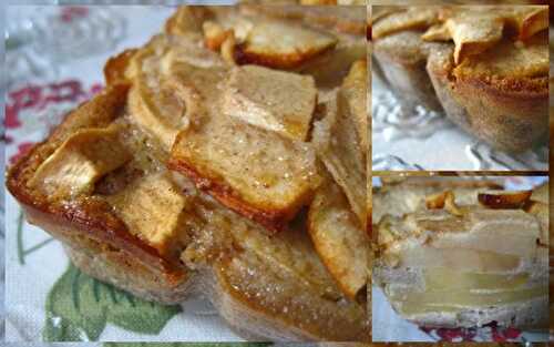 Clafoutis aux pommes, à la farine de sarasin et aux amandes