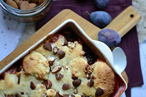 Cobbler quetsches amandes