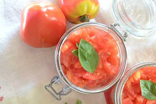 Concassée de tomates conserves