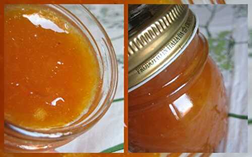 Confiture d'abricots et bananes