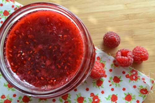 Confiture de framboises