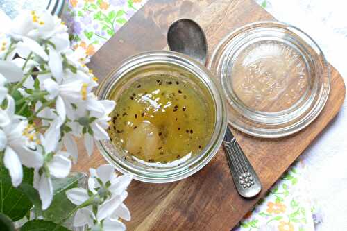 Confiture de kiwis et poires