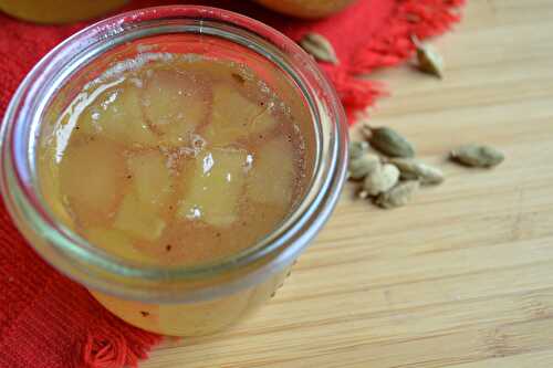 Confiture de poires vanille cardamome cadeaux gourmands