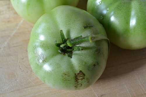 Confiture de tomates vertes et citron